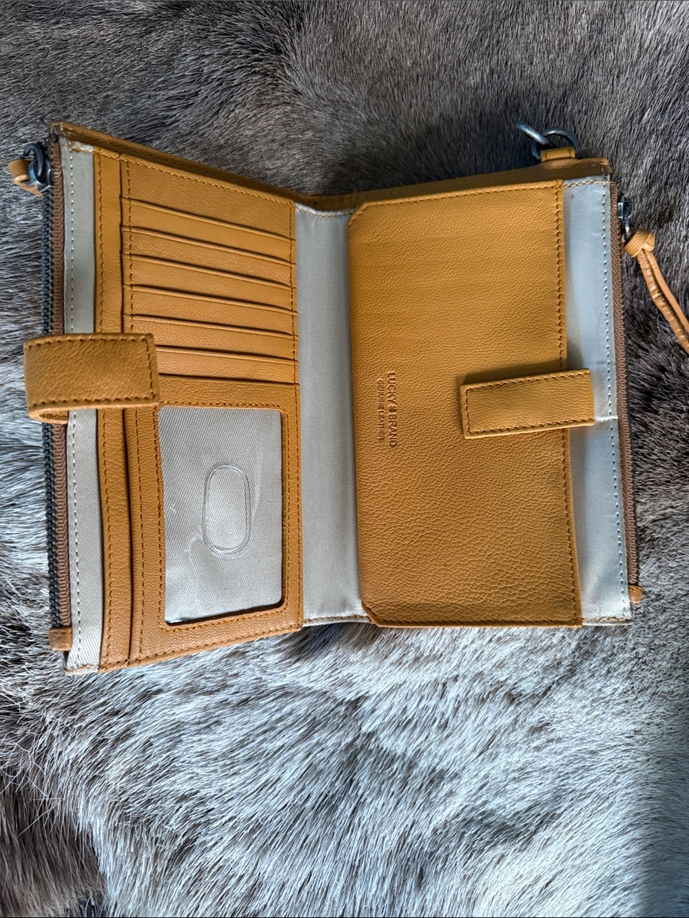 Luck brand Leather Wallet Organizer